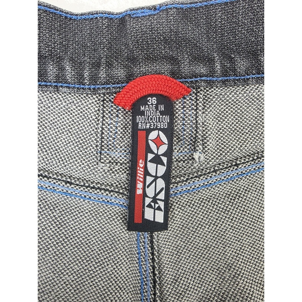 Vintage‎ Esco Willie Jeans Mens 36 Wide Baggy Jeans Denim Black Carpenter Pants - Picture 9 of 12